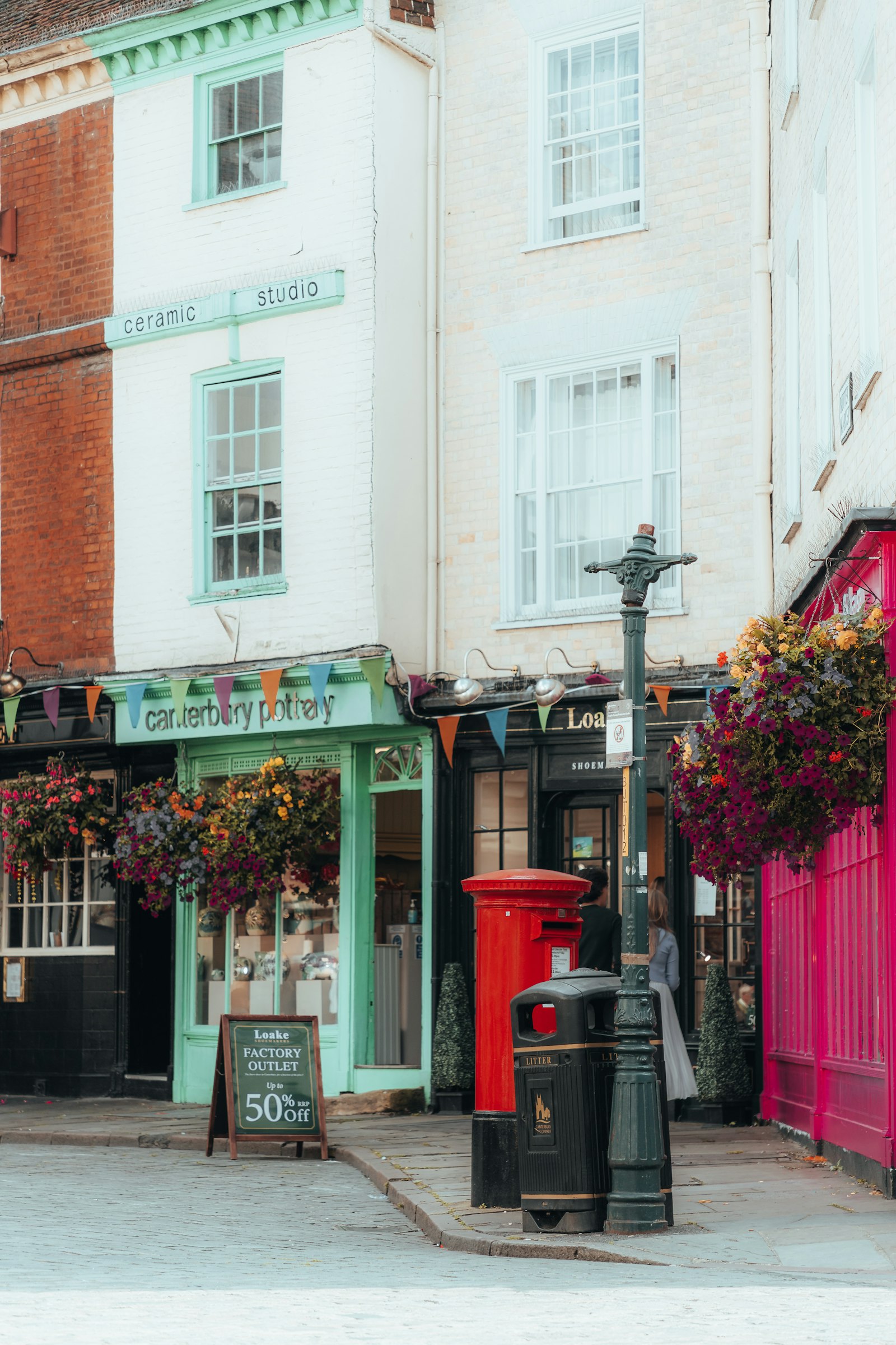 An independent shopfront on a UK street corner